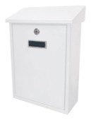 Handson brievenbus wit inox