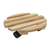 Support mobile pour plantes bois Handson  Ø 30 cm max. 60 kg