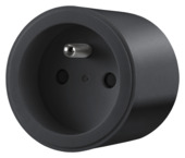 Prise connectée Wi-Fi avec moniteur d'énergie 16A noir