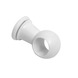 Support combi central Intensions tringle 13 mm blanc 2 pièces