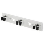 Porte-balai Duraline noir 36x7x5 cm