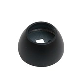 Intensions Classic steun voor roede idd halfrond zwart 20 mm 2 stuks