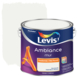 Peinture Levis Ambiance Mur mat poudré 2,5 L blanc marbre