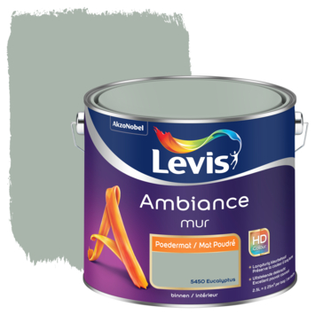 Peinture murale intérieure MUR blanche effet mat - 2,5L - LEVIS