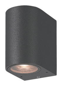GAMMA buitenwandlamp Liverpool GU10 LED 7W 560 lm grijs