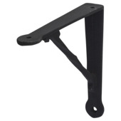 Plankdrager klassiek zwart 14,5x14,5 cm