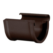 Martens verbindingsstuk regenwaterafvoer bruin 125 mm