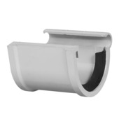 Martens verbindingsstuk regenwaterafvoer lichtgrijs 125 mm