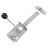 Loquet pour porte de jardin Handson zingué, modèle étroit