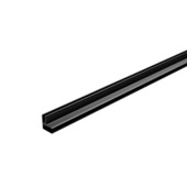 Dumawall+ aluminium hoekprofiel zwart 260 cm 12-20 mm