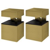 Duraline clip geborsteld goud