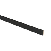 Plinthe à coller 5x24 mm 240 cm noir