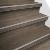 Firststep traprenovatieset pvc-treden bruin eiken 4 stuks