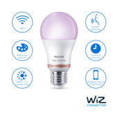 Ampoule poire LED Philips Smart E27 60 W