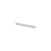 Grille à ailettes Sanivesk aluminium blanc mat 370x40 mm