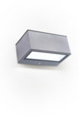 Lutec wandlamp Gemini Inox