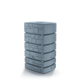 Regenton Tower stone grijs 500 liter
