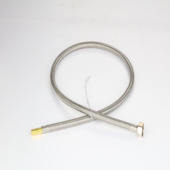 Flexible d'alimentation tube x écrou ø10 x 1/2"F 100 cm D8 inox