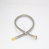 Toevoerslang flexibel - buisje x moer ø10 x 1/2"F - 75 cm - D8 inox