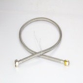 Flexible d'alimentation bicône x écrou ø10 x 1/2"F 100 cm D8 inox