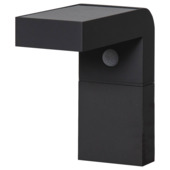 Eglo solar buitenwandlamp Baracconi met sensor zwart