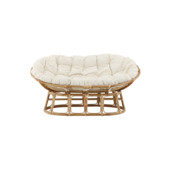 Fauteuil lounge Mamasan blanc