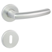 Urfic deurkruk set Rome rond rozet aluminium