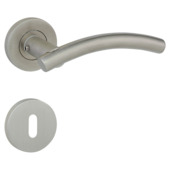 GAMMA deurklink set Oxford rozet rond inox