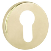 GAMMA cilinder rozet rond messing glans
