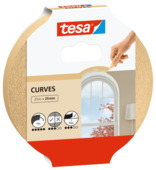 Ruban de masquage Tesa lignes courbes 25 mm 25 m