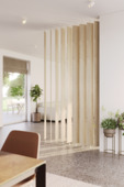 Roomdivider lamel ellips eiken 18x240 cm 1 stuk