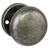 Gamma knopkruk rond rozet tin look