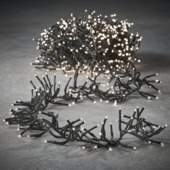 Éclairage de Noël cluster Luca Lightning 576 LED blanc 4,20 m intérieur/extérieur