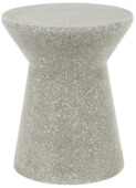 Bijzettafel Terrazzo grijs cement Ø 36 cm
