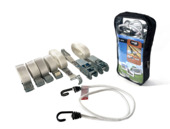 Jumbo spanbanden/snelbinders set - wit - 7 stuks