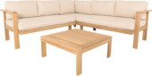 Wakefield loungeset Bali light teak hout