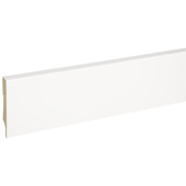 Voordeelpak plint recht 75x14 mm 6 stuks wit