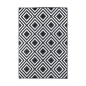 Buitentapijt Surat Varamin zwart 160x230 cm