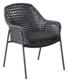 KARWEI tuinstoel Ted zwart metaal