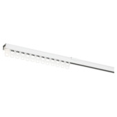 Rail extensible complet Plus 310-600 cm blanc
