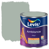 Peinture Levis Ambiance Mur mat poudré 1 L eucalyptus