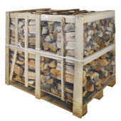 Fancy Flames berkenhaardhout krat 1M³ ovengedroogd