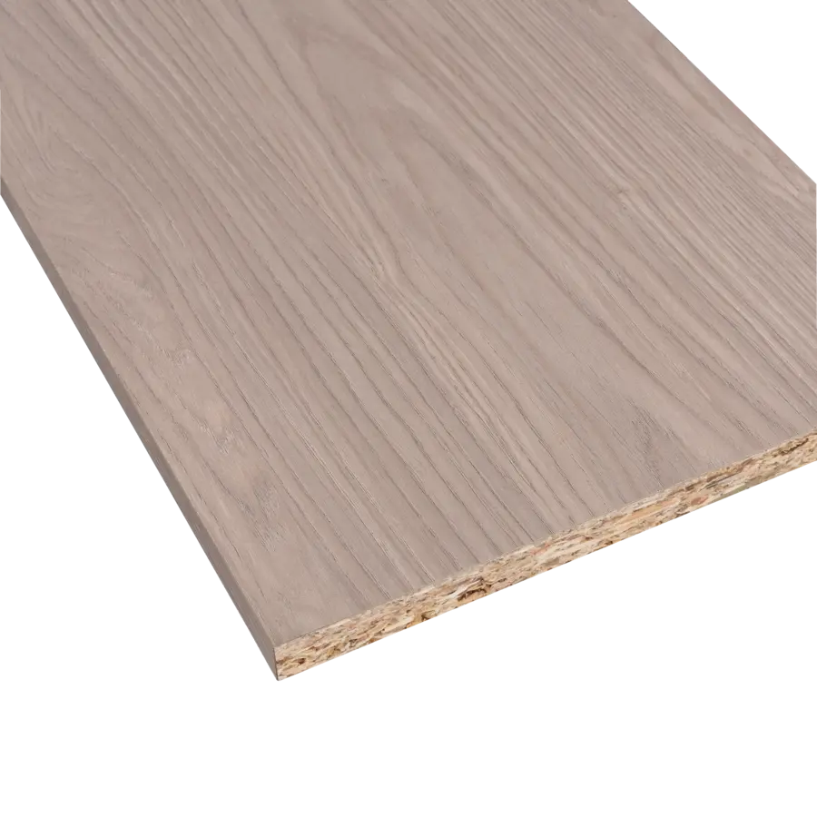 Meubelpaneel grijs eiken ABS 240x30 cm 18 mm