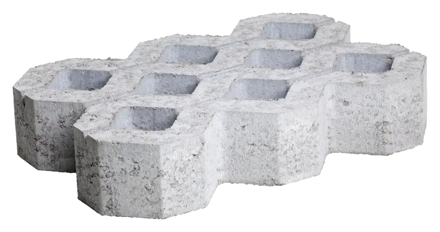 Grasdal grijs 60x40x12 cm