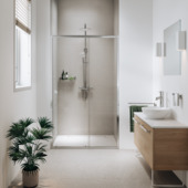 Sealskin schuifdeur voor nis of met zijwand Seev 120x195 cm