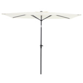 Handson balkonparasol ecru 1,5x2,5 m met hendel