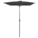 Parasol de balcon noir 150x250 cm