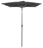 Handson balkonparasol zwart 1,5x2,5 m met hendel