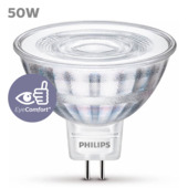 Spot LED Philips GU5.3 50 W blanc chaud dimmable