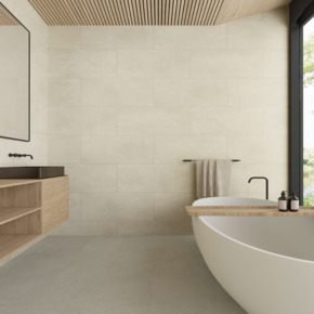 Wandtegel kunststof Allora 30,5x61 cm zand, dikte 4mm  1,116 m²